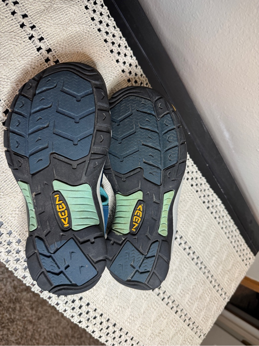 Women’s Keen Navy and Aqua Closed-Toe Sport Sandals - Picture 5 of 6